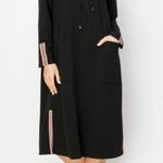 Joh Kylia Crepe Knit Dress with Hoodie Black $100 M Size M Photo 0