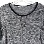 Max Studio  Gray and Black Long Sleeve Tunic Top Photo 1