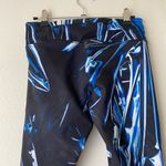 Nike Dri fit sz S blue abstract yoga athletic leggings Photo 4