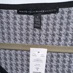 The Limited WHBM S Black & Ecru Thatch Sweater with Black Trim Photo 3