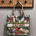 VIRAL America & Beyond Safari Beaded Tote Bag Photo 0