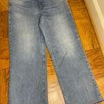J.Crew  Factory Wide Leg Crop Jeans Size 31T Raw Hems High Rise BO755 Photo 2