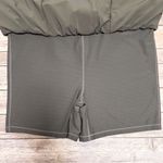 Athleta Arbor Olive Green Grey Paper Bag Skyline Tie Belt Skort 16T 16 Tall New Photo 6