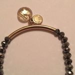 Liz Claiborne Costume Jewelry Bracelet Signed  Letter Initial K Stretchy Photo 6