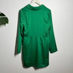 Vestique Dress Women M Kelly Green Long Sleeve Sheath Holiday Cocktail Party Photo 1