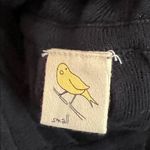 Anthropologie  Yellow Bird Black Sleeveless Accordion Knit Sweater Small Photo 2