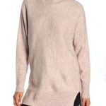 Magaschoni  Sweater Long Sleeve Mock Neck Tunic Knit in Tuscan Heather(Tan) M EUC Photo 0