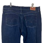 Levi's Levi’s Women’s Jeans Classic Straight Leg 9" Mid Rise Dark Wash Size 16S 33x28 Photo 4