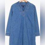 Veronica Beard NWT  Wasta long sleeve denim mini dress Photo 2