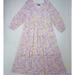 Eloquii Pastel Floral Print Tiered Maxi Dress, size 16 Photo 5