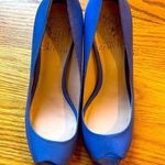 Vince Camuto Kendall peep toe heels in dazzle blue size 6 Photo 1