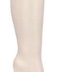 INC Off White Square Toe Knee High Faux LeatherBoots(Size 10) White Photo 0