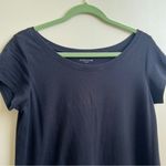 Eileen Fisher  black organic cotton classic dress Size Medium Photo 2