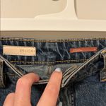Pilcro  by Anthropologie The Vintage Straight Jeans Embroidered Cuff Size 29 Photo 3