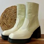Free People Ruby Shine Platform Boot in White Size 38.5 Photo 0