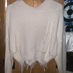 SheIn cropped ripped sweater Photo 0