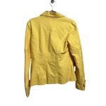 Roxy  Yellow 100% Cotton Double Breasted Jacket L Photo 1