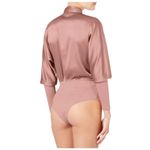 Fleur du Mal dusty rose pink long sleeve V Photo 3