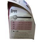 Leggs Pantyhose NEW 98066 Black Mist Womens B Control Top Sheer Toe Photo 2