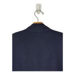 Marni Coat Women 4 Navy Blue Wool Full Zip Patchwork Raw Seams Jacket Outdoor Photo 3