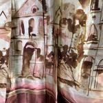 Pierre Cardin Vintage  Silky City Scene Print Skirt Size 22W Photo 1