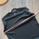 Gap cap sleeve black midi dress small TALL Photo 2