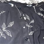 Alfred Dunner Floral Skirt Black Size 10 Photo 4
