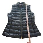 Lilly Pulitzer Elana Puffer Down Vest Black Medium Women's Quilted Zip Up EUC Photo 14