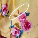 ZARA NEW  The Safia Floral Yellow Satin Slip Dress Large Blogger Fave Photo 4