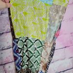 Kathmandu Imports  PATCHWORK BOHO HAREM SMOCKED WAIST PULL ON 100% COTTON PANTS Photo 14