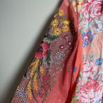 Arrata Silent Journey NWOT Girls Are Young Button Down Mesh Embroidered Top XL Pink Photo 13