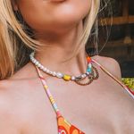 Y2K Pearl & Chain Charm Trendy Choker Necklace Photo 1