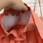 Cupshe New Cupsay Medium Coral Ruffle Adjustable Bikini Top Photo 4