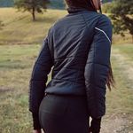 Free People NWT Gathering Storm Run Puffer in Black Photo 3