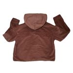 American Eagle AEO Women’s Mauve/pink Casual Copped Corduroy Jacket With A Hood Size SM Photo 5