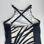 Calvin Klein  Swimsuit Black White Palm 14 Annette Photo 5