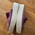 Vince Solana Suede Burgundy Slide-On Platform Espadrille Sandals | Size 6 Photo 5