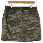 Lee Riders Womens Camo Midrise Cargo Skirt Size 12 Green Photo 1
