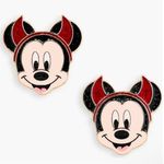 BaubleBar Disney  Mickey Mouse Halloween Devil Horns Stud Earrings Photo 0