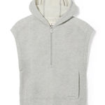 Smartwool  women’s sleeveless terry Gray Hoodie size L Photo 0