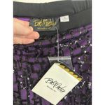 Bob Mackie NWT Wearable Art Purple Sequin Pull On Skirt Size Small Fairy Grunge Photo 2