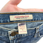 Abercrombie & Fitch  Vintage Denim Skirt Straight Blast Wash Blue Size‎ 8 Photo 10