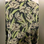 Joie  $278 Wool Junot Crewneck Pullover Caviar Green Black Sweater Twee Preppy Photo 4