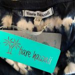 Tiare Hawaii Size Small Medium Multicolor Tie Dye Print Cold Shoulder Blouse Photo 3
