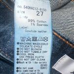 Moussy Vintage Atlanta Twisted Wide Pants Size 27 Blue Photo 3