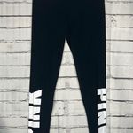 PINK - Victoria's Secret Victoria’s Secret Pink-Logo Black Leggings M Y2K Athleisure Sport Streetwear Y2K Photo 0