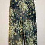 Aerie  Offline Green Leopard Printed Crossover Leggings Size XXS Photo 4