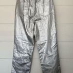 Almost Famous Women’s 11 Metallic Silver Dad Jeans New Photo 3