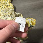 SheIn  White & Yellow Floral‎ Sunflower Print Sleeveless Dress Size S Photo 4