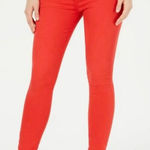 7 For All Mankind Jen 7 By  Women's Ankle Skinny Jeans Pants Size 4 27 NWT Red Photo 0